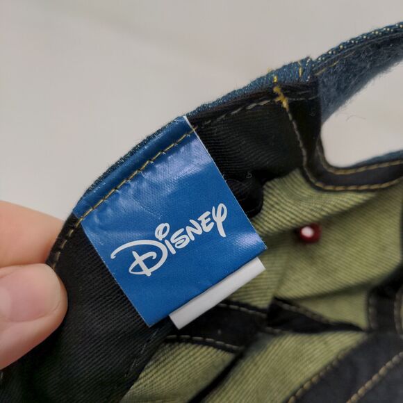 Disney Boy's Strapback Hat Blue Size OS Embroidered Mickey Mouse Logo Denim - Picture 7 of 9